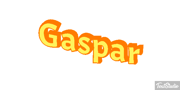 Gaspar Efecto de texto