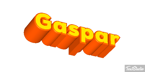 Gaspar Efecto de texto