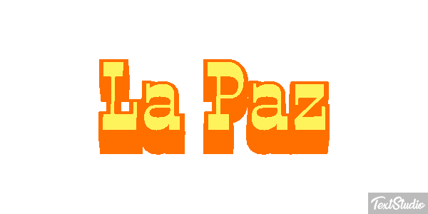 La Paz Effetto testo