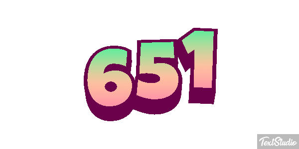 651 Текстовый эффект