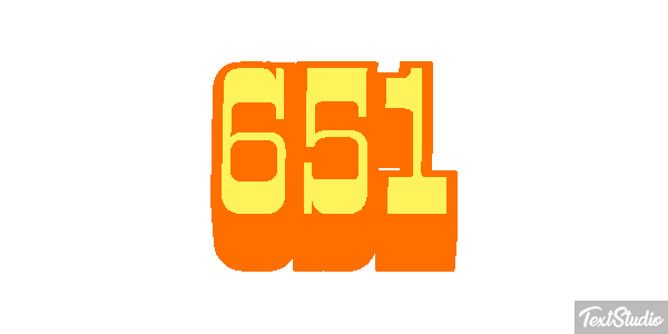 651 Текстовый эффект