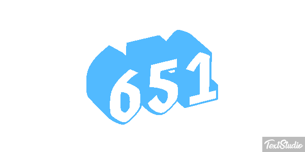 651 Текстовый эффект