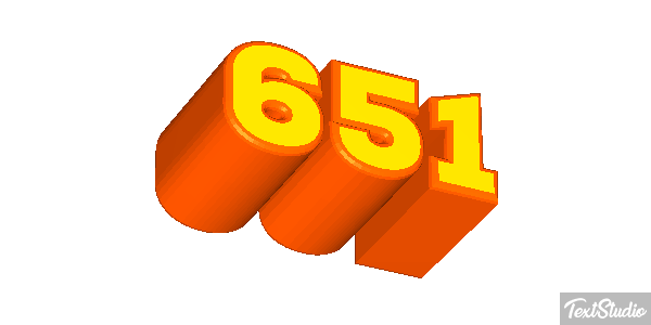 651 Текстовый эффект