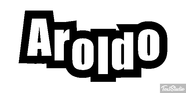 Aroldo Effetto testo
