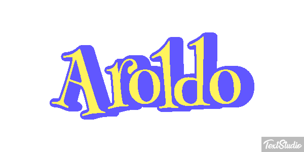 Aroldo Effetto testo