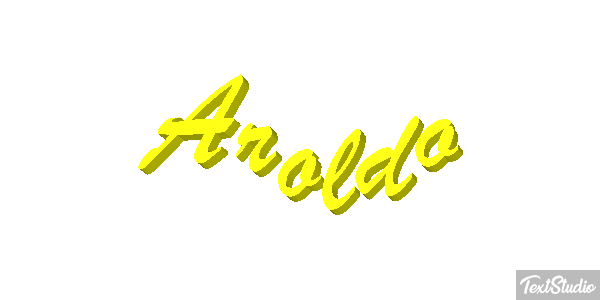 Aroldo Effetto testo