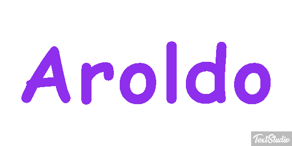 Aroldo Effetto testo