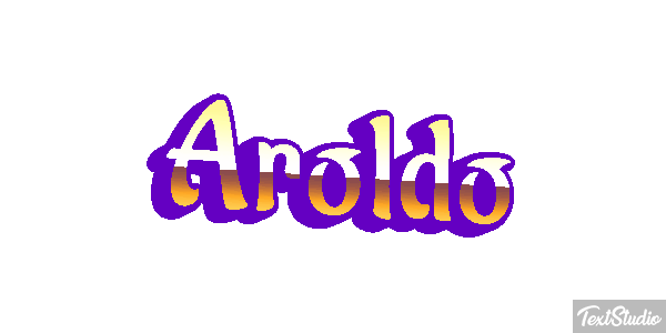 Aroldo Effetto testo