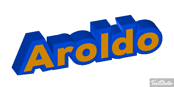 Aroldo Effetto testo