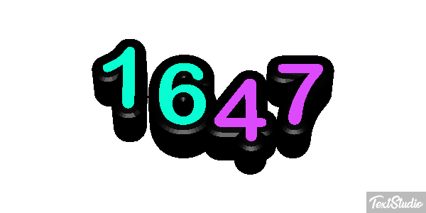 1647 Metin efekti