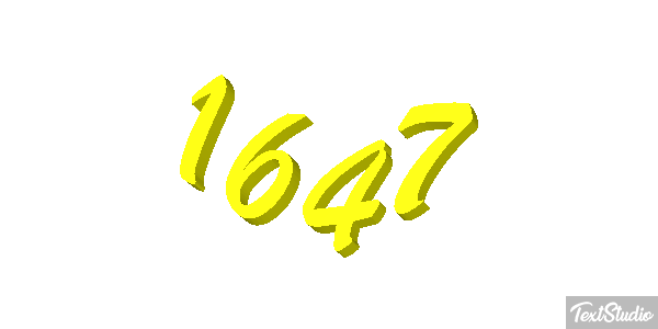 1647 Metin efekti