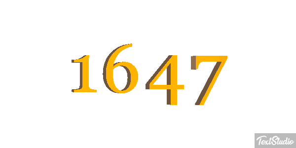 1647 Metin efekti