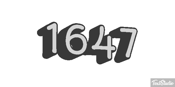 1647 Metin efekti