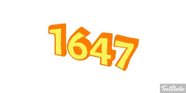 1647 Metin efekti