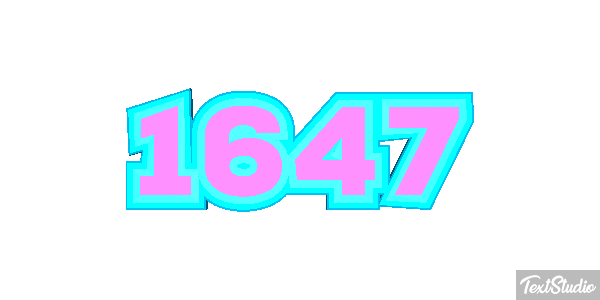 1647 Metin efekti