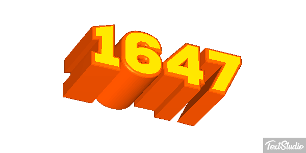 1647 Metin efekti