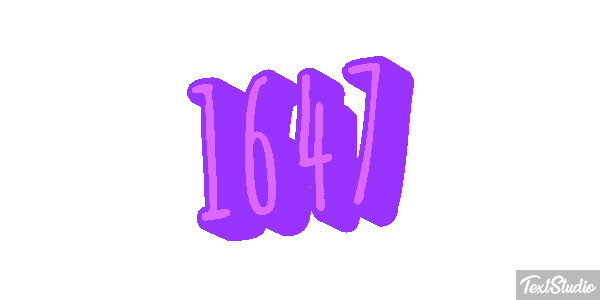 1647 Metin efekti