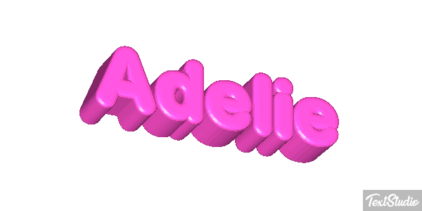 Adélie Effet de texte