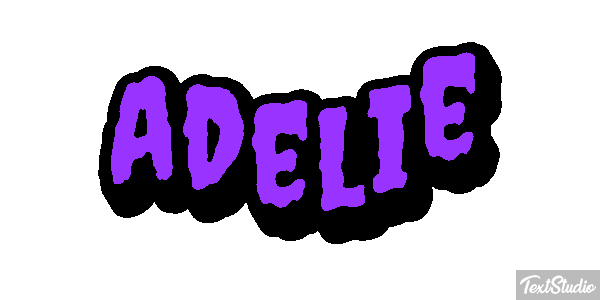 Adélie Effet de texte