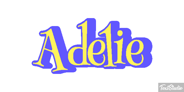 Adélie Effet de texte