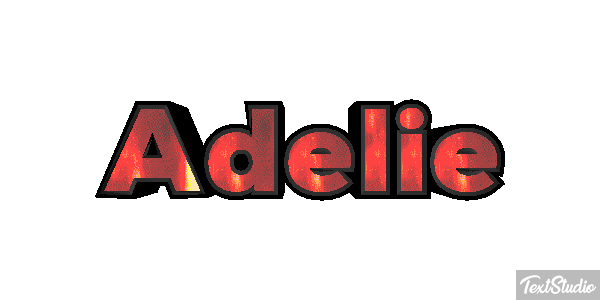 Adélie Effet de texte