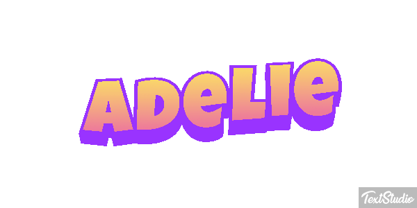 Adélie Effet de texte
