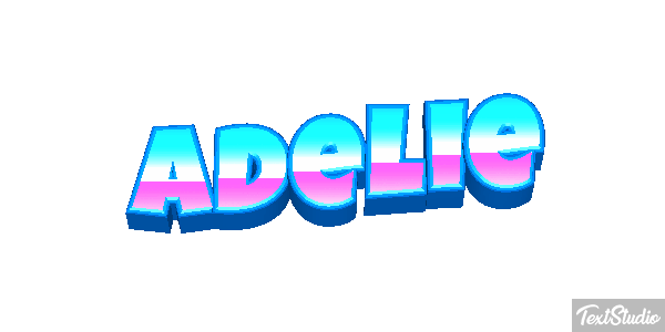 Adélie Effet de texte
