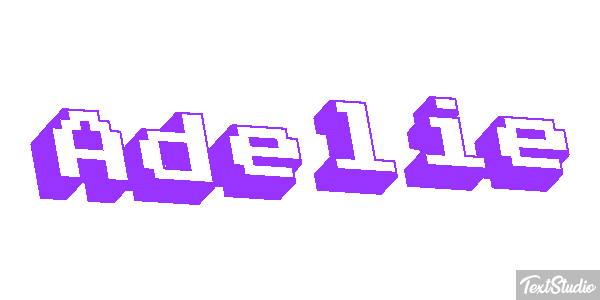 Adélie Effet de texte