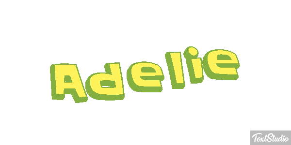 Adélie Effet de texte