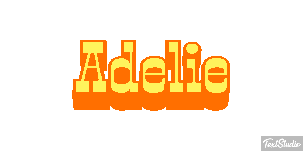 Adélie Effet de texte