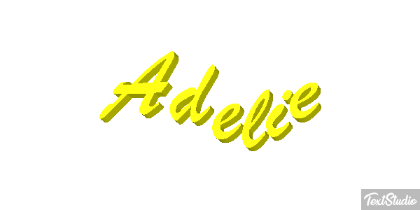 Adélie Effet de texte