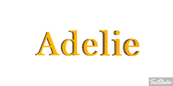 Adélie Effet de texte