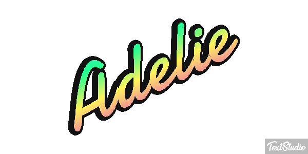 Adélie Effet de texte