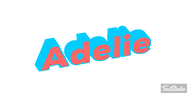 Adélie Effet de texte