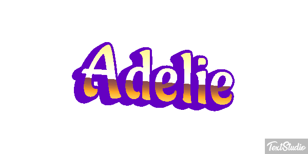 Adélie Effet de texte