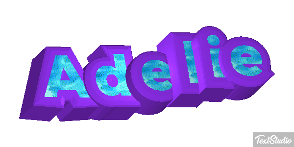 Adélie Effet de texte