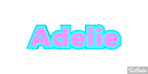 Adélie Effet de texte