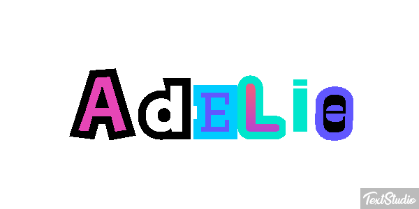 Adélie Effet de texte