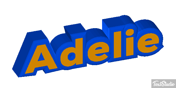 Adélie Effet de texte