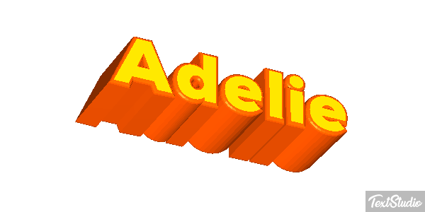 Adélie Effet de texte