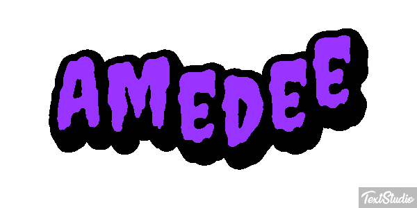 Amédée Tekst effect