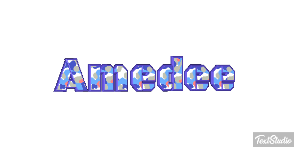 Amédée Tekst effect