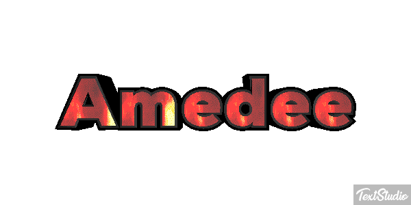Amédée Tekst effect