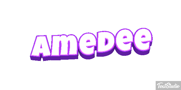 Amédée Tekst effect