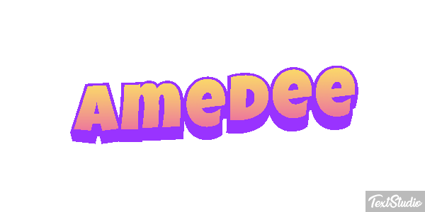 Amédée Tekst effect