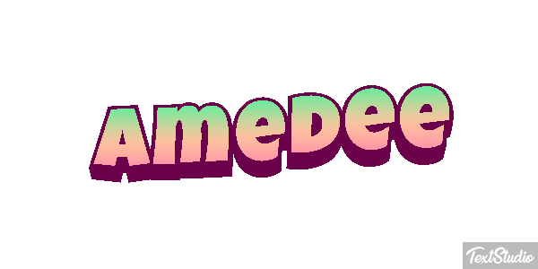 Amédée Tekst effect