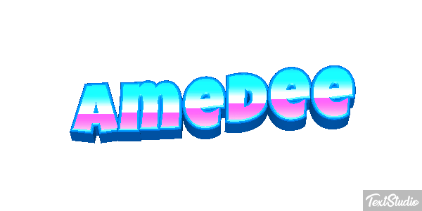 Amédée Tekst effect