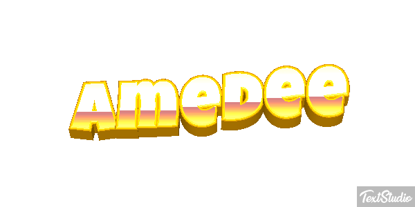 Amédée Tekst effect