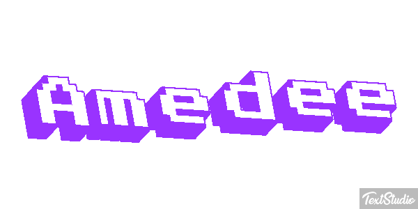 Amédée Tekst effect