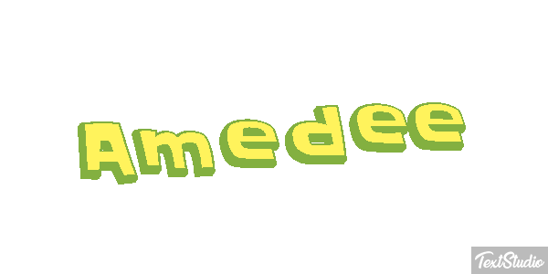 Amédée Tekst effect